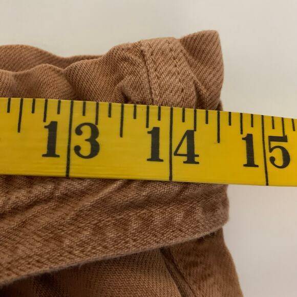 ETICA Pants Wade Relaxed Trouser High‎ Rise Relaxed Leg Elastic Paper Bag Waist - Picture 14 of 15